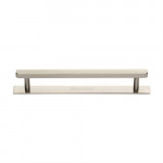 M Marcus Heritage Brass Hexagonal Design Cabinet Pull with Plate 160mm Centre to Centre